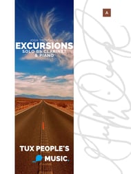 Excursions for Solo Bb Clarinet & Piano cover Thumbnail